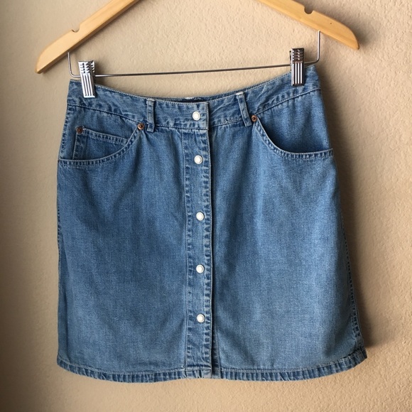 soft denim skirt